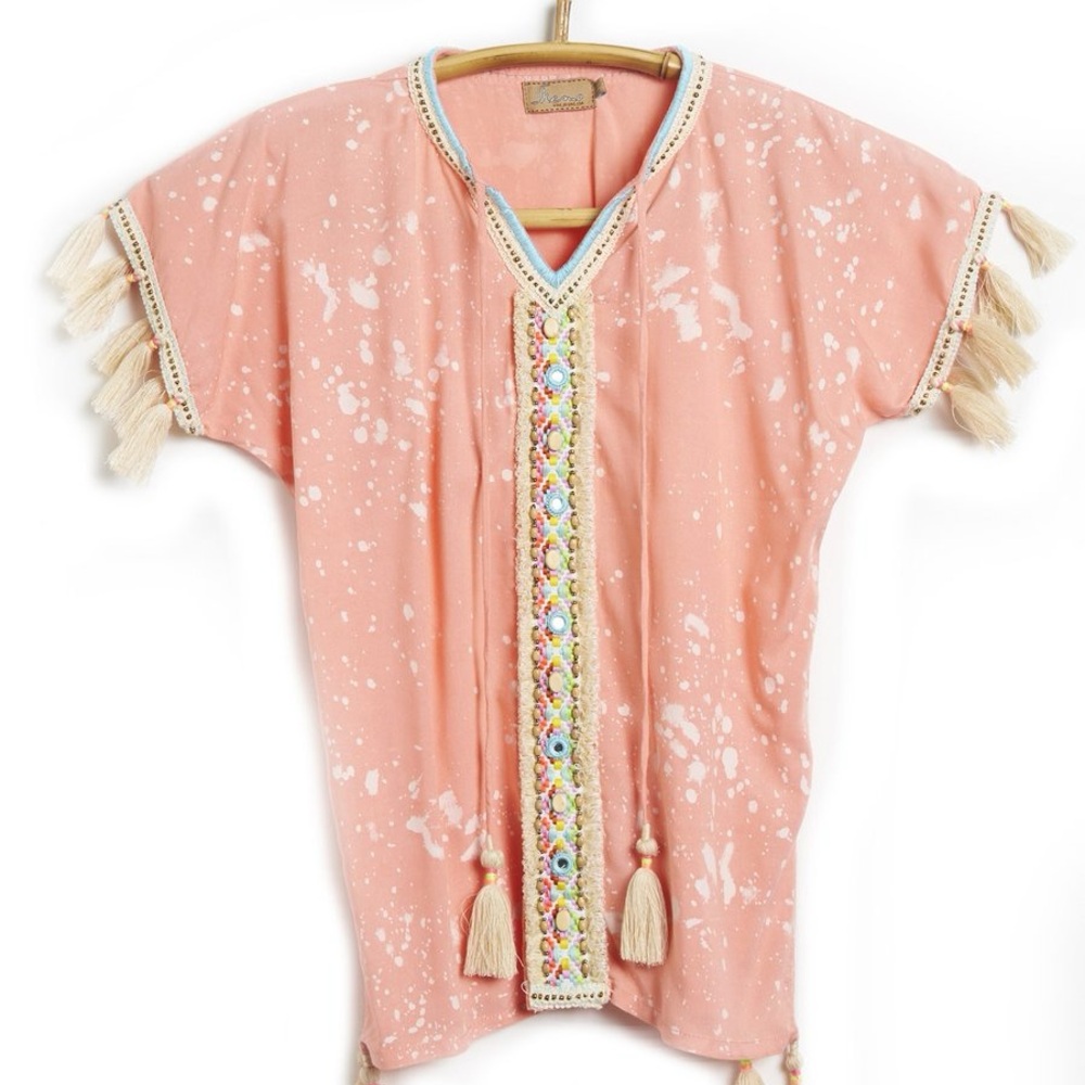 Skemo Kids Capri Salmon Short Kaftan